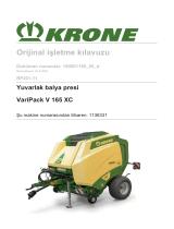 Krone BA VariPack V 165 XC (RP201-11) Kullanma talimatları