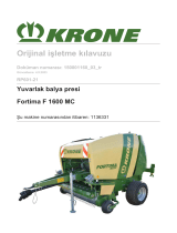 Krone BA Fortima F 1600 MC (RP601-21) Kullanma talimatları