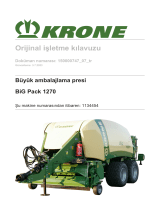 Krone BA BiG Pack 1270 Kullanma talimatları