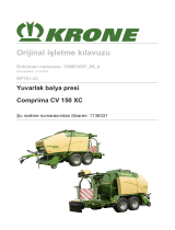 Krone BA Comprima CV 150 XC (RP701-35) Kullanma talimatları