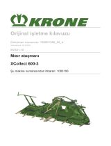 Krone BA XCollect 600-3 (BV301-10) Kullanma talimatları