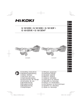 Hikoki G1812DE Kullanım kılavuzu