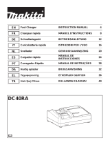 Makita DC40RA Fast Charger Kullanım kılavuzu