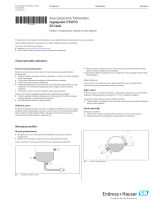 Endres+Hauser KA Liquipoint FTW33 IO-Link Short Instruction