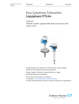 Endres+Hauser KA Liquiphant FTL64 Short Instruction