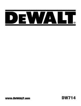 DeWalt DW714 Kullanım kılavuzu