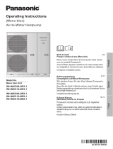 Panasonic WHMXC16J9E81 Kullanma talimatları