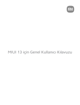 Mi MIUI 13 için Genel Kullanıcı Kılavuzu Kullanım kılavuzu