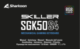 Sharkoon SKILLER SGK50 S4 Barebone ANSI White Kullanım kılavuzu