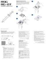 Asus ROG RG-07 PERFORMANCE THERMAL PASTE KIT Hızlı başlangıç ​​Kılavuzu