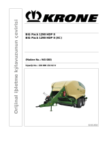 Krone BA Big Pack 1290 HDP II (XC) Kullanma talimatları