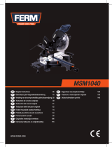Ferm MSM1040 Radial Mitre Saw Kullanım kılavuzu