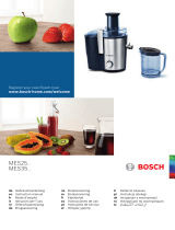 Bosch MES25A0 Kullanım kılavuzu