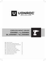 Vonroc CD509DC Kullanım kılavuzu