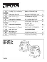 Makita DVC865L Kullanım kılavuzu