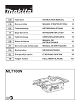 Makita MLT100N Table Saw Kullanım kılavuzu