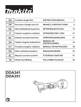 Makita DDA341 Cordless Angle Drill Kullanım kılavuzu