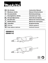 Makita GD0801C Die Grinder Kullanım kılavuzu