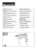 Makita M8100 Kullanım kılavuzu