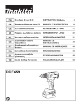 Makita DDF459 Kullanım kılavuzu