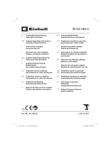 EINHELL TE-CD 18 Cordless drill screwdriver Kullanım kılavuzu