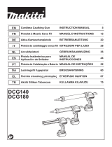 Makita DCG140 Cordless Caulking Gun Kullanım kılavuzu