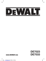 DeWalt DE7023 Kullanım kılavuzu