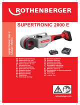 Rothenberger Supertronic 2000 E Kullanım kılavuzu