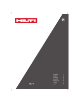 Hilti UD 4 Kullanım kılavuzu