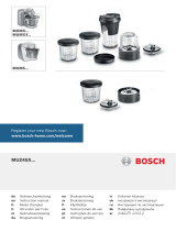 Bosch MUZ45X Kullanım kılavuzu