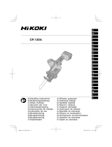 Hikoki CR 12DA Cordless Reciprocating Saw Kullanım kılavuzu