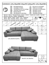 NOVA MAZUR DESIGN BK-MaxiRC Via Corner Sofa Kullanım kılavuzu