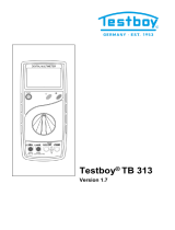 TESTBOY TB 313 Kullanım kılavuzu