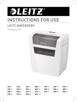 Leitz IQ Home P4 Cross Cut Shredder Kullanım kılavuzu