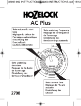 Hozelock AC Plus 2700 Water Timer El kitabı