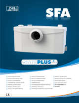 SFA SaniPlus UP Saniflow and Toilet Macerator Kullanım kılavuzu