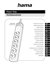 Hama 6 Way Power Strip Kullanım kılavuzu