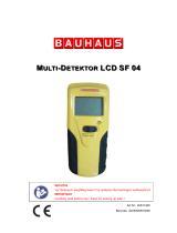 Bauhaus SF 04 Multi Detektor LCD Kullanım kılavuzu