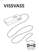 IKEA VISSVASS Kullanım kılavuzu