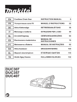 Makita DUC307 Kullanım kılavuzu