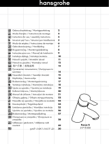 Hansgrohe 31711000 Kullanım kılavuzu