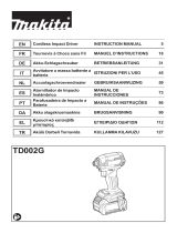 Makita TD002G Kullanım kılavuzu