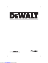 DeWalt D26441 Kullanım kılavuzu