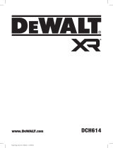 DEWALT XR DCH614 Kullanım kılavuzu