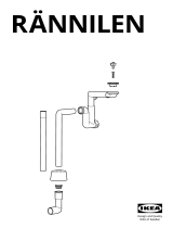 IKEA RÄNNILEN Water Trap 1 Bowl Kullanım kılavuzu