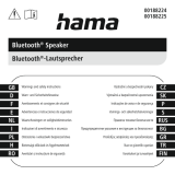Hama 00188224, 00188225 Bluetooth Speaker Kullanma talimatları