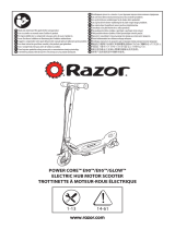 Razor Power Core E90/E95 /Glow Electric Hub Motor Scooter El kitabı