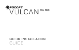 ROCCAT Vulcan TKL Pro Kullanım kılavuzu