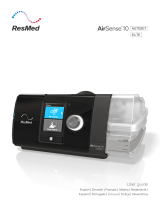ResMed 370xx air sense 10 CPAP and APAP machines Kullanici rehberi
