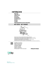 Hitachi M 12V2, M 12SA2 Router Kullanici rehberi